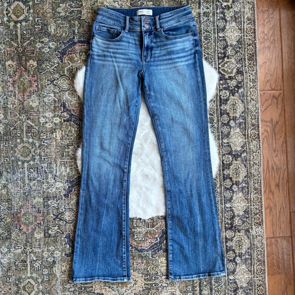 BKE Stella Mid Rise Slim Fit Bootcut Jeans Medium Wash 29x33.5 RN75720